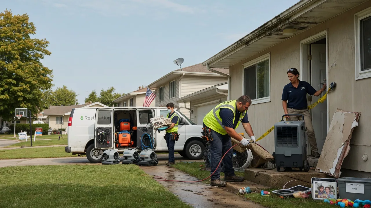 Water Damage Restoration in Fairbury, IL near me